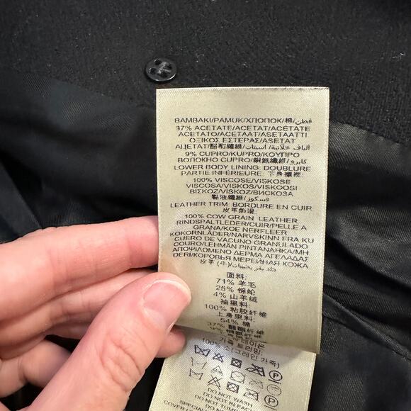 Burberry Brit Double Breasted Belted Virgin Wool Trench Coat - Picture 8 of 13